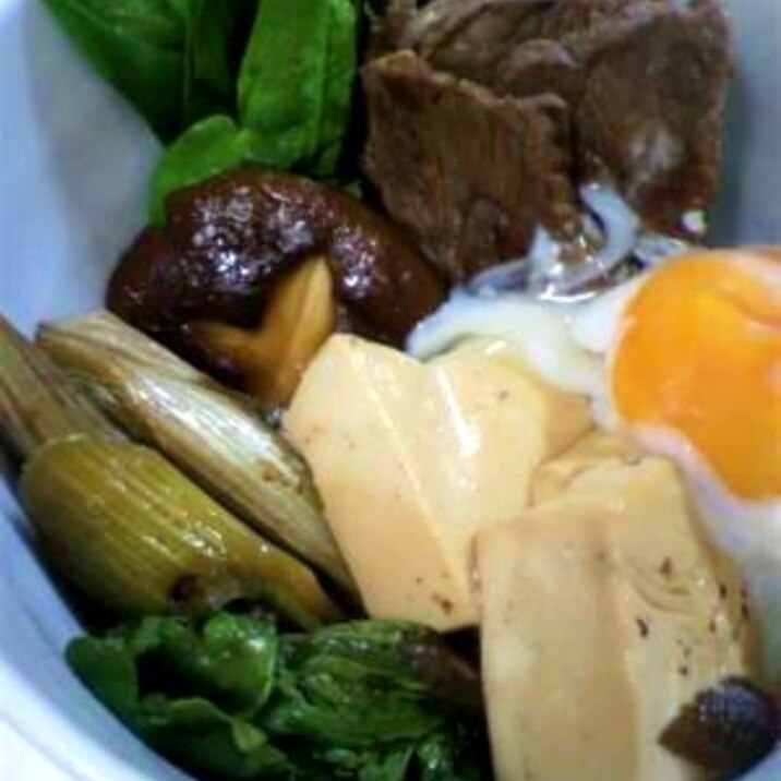 すき焼き風肉豆腐